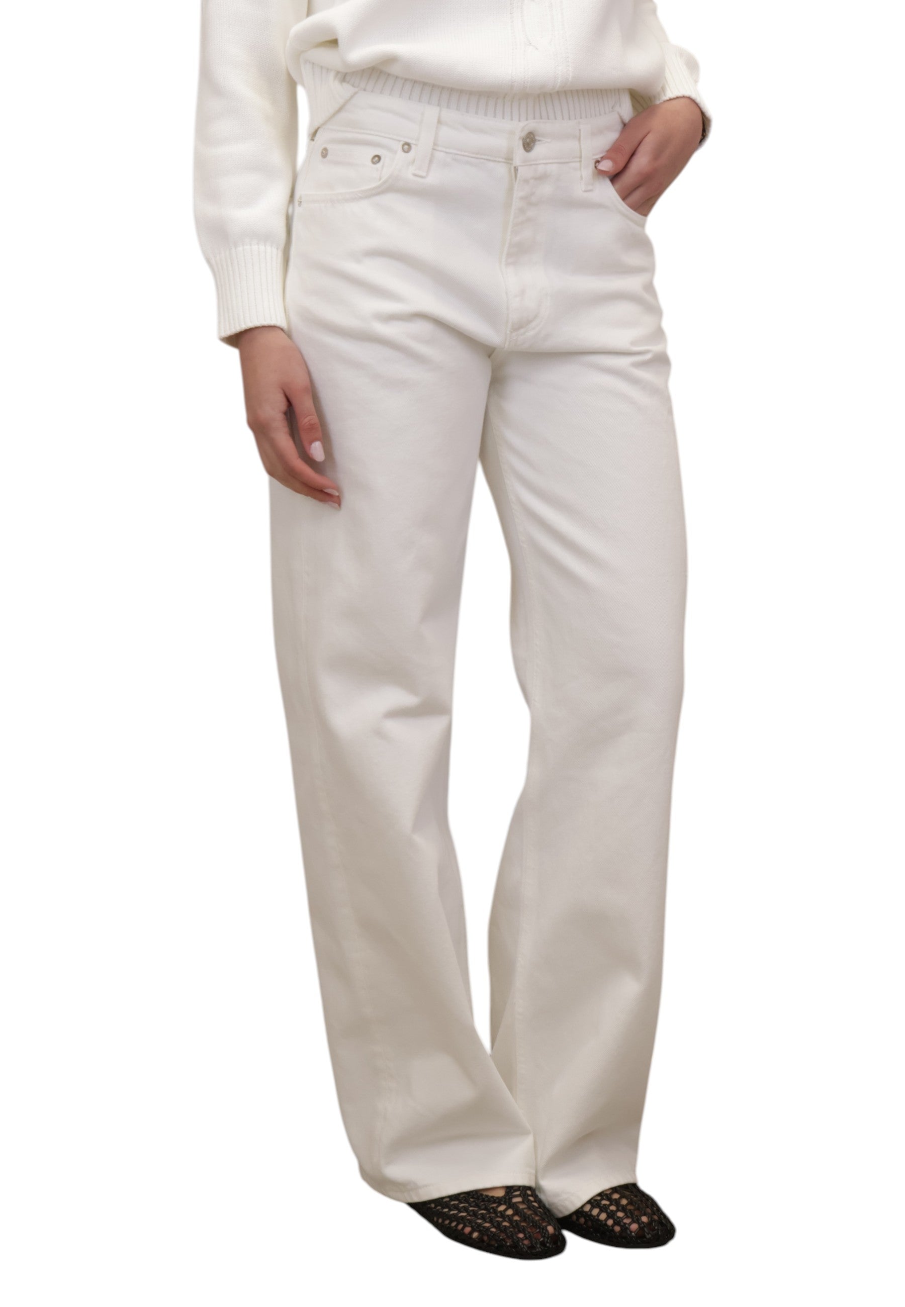 PANTALONI Bianco R.r. Eva Herzigova