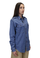 OVERSHIRT Blu R.r. Eva Herzigova