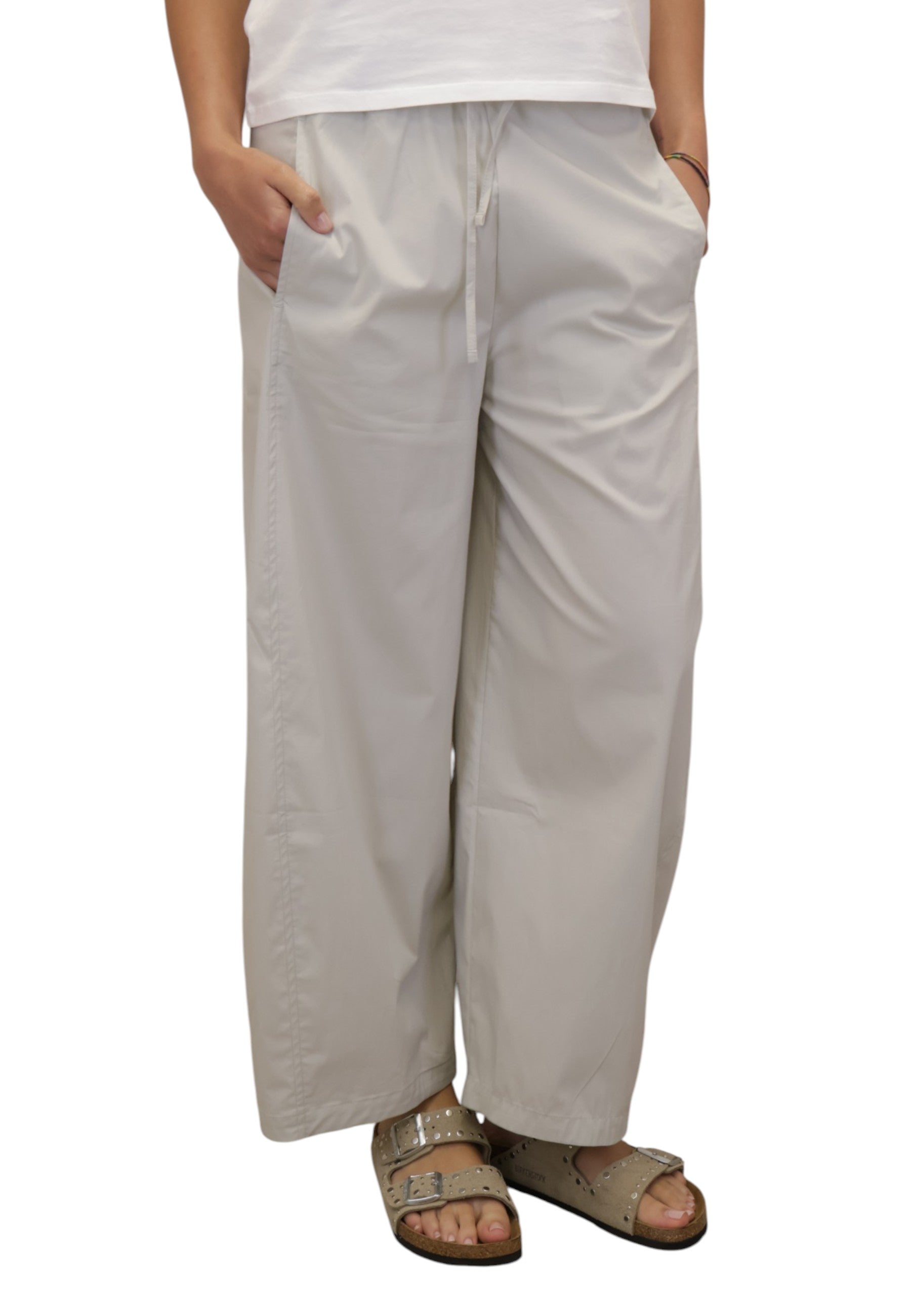 PANTALONI CON COULISSE Grigio Woc