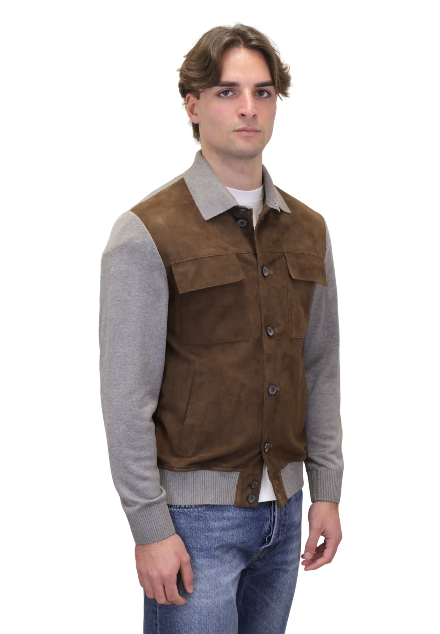 GIACCHE IN PELLE Grigio Authority