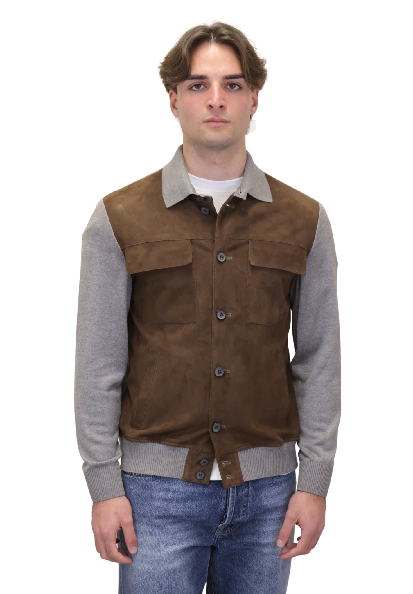 GIACCHE IN PELLE Grigio Authority