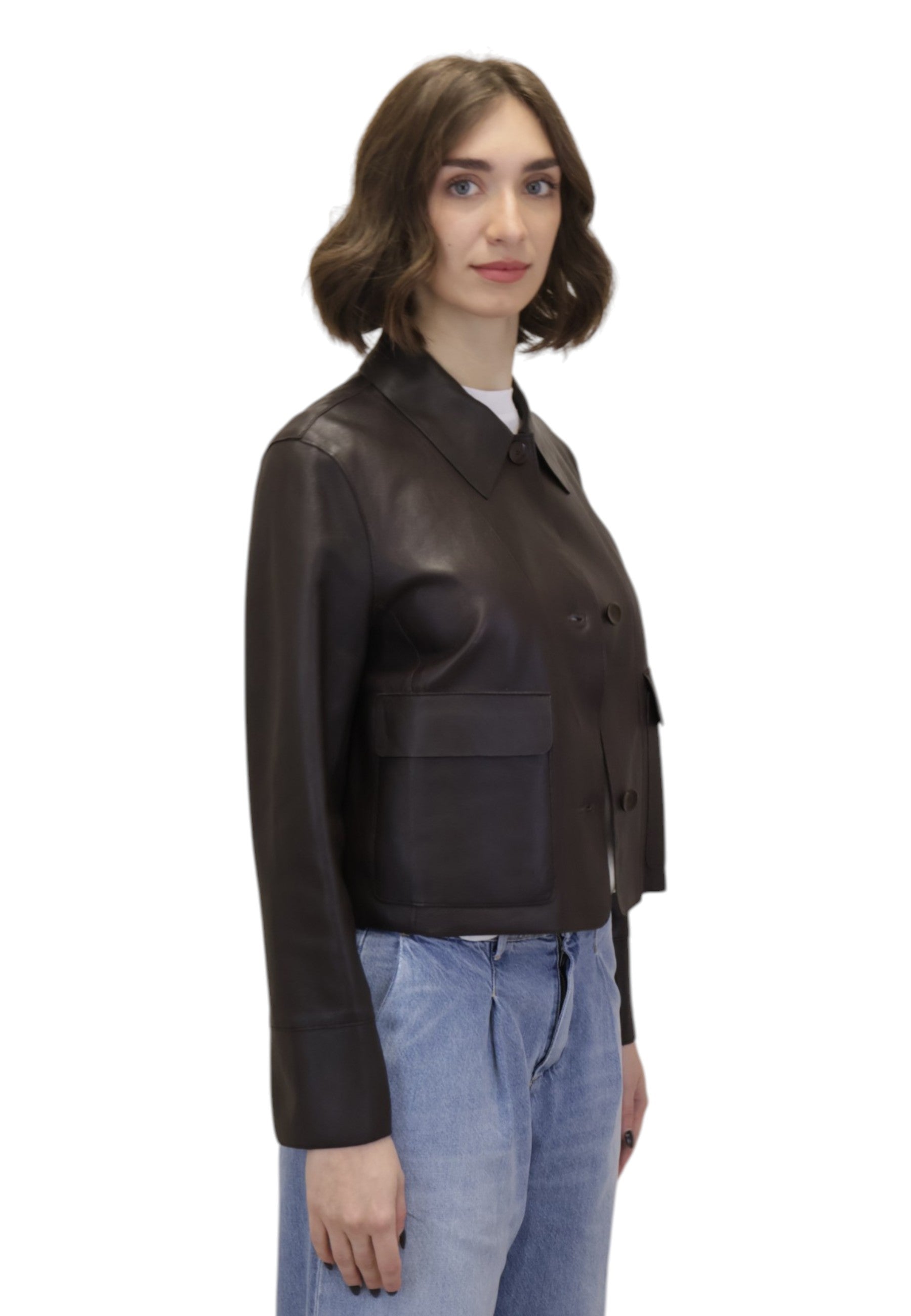 GIACCHE IN PELLE Marrone The Jackie