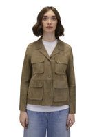 GIACCHE IN PELLE Verde The Jackie