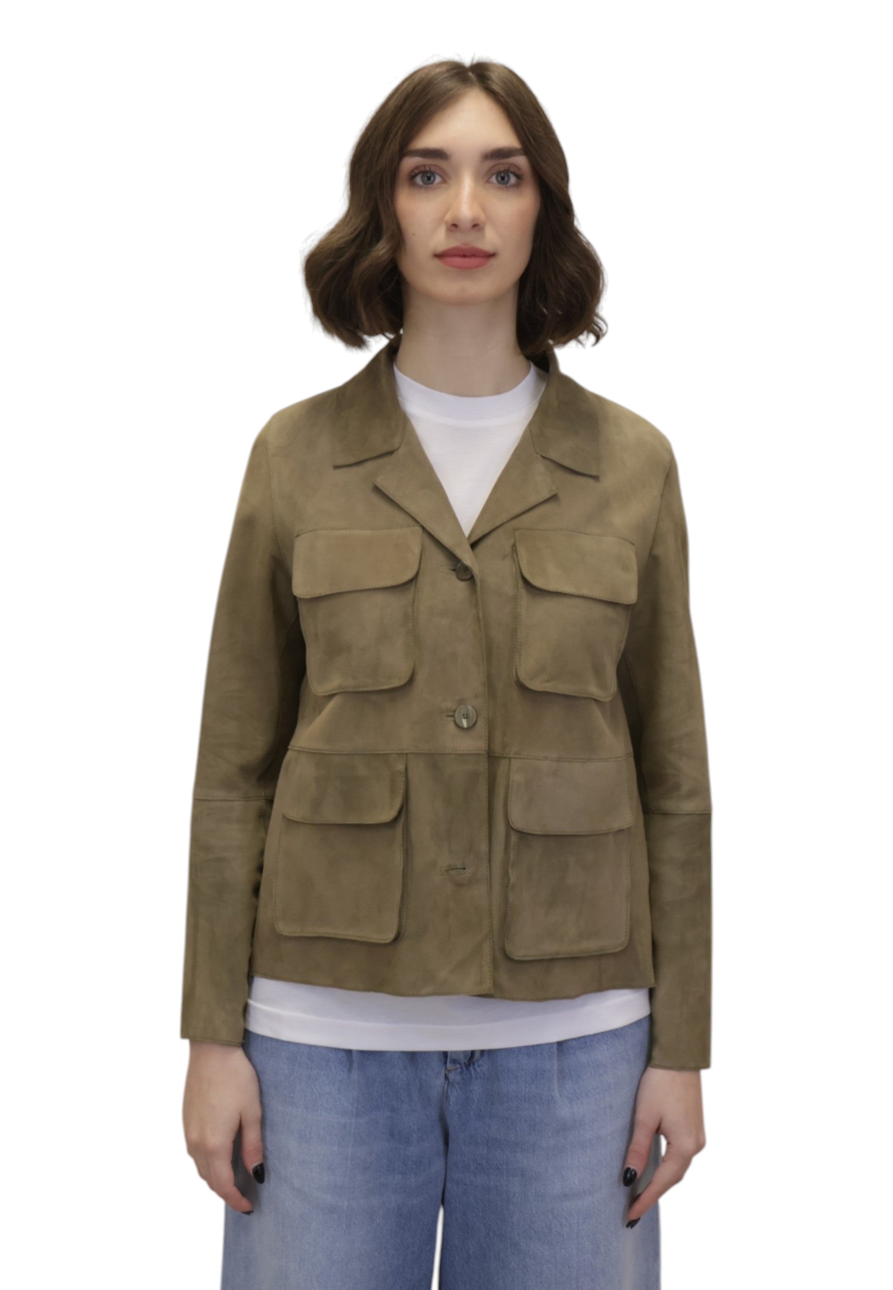 GIACCHE IN PELLE Verde The Jackie