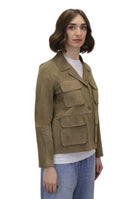 GIACCHE IN PELLE Verde The Jackie