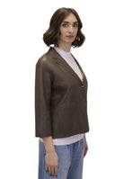 GIACCHE IN PELLE Marrone The Jackie