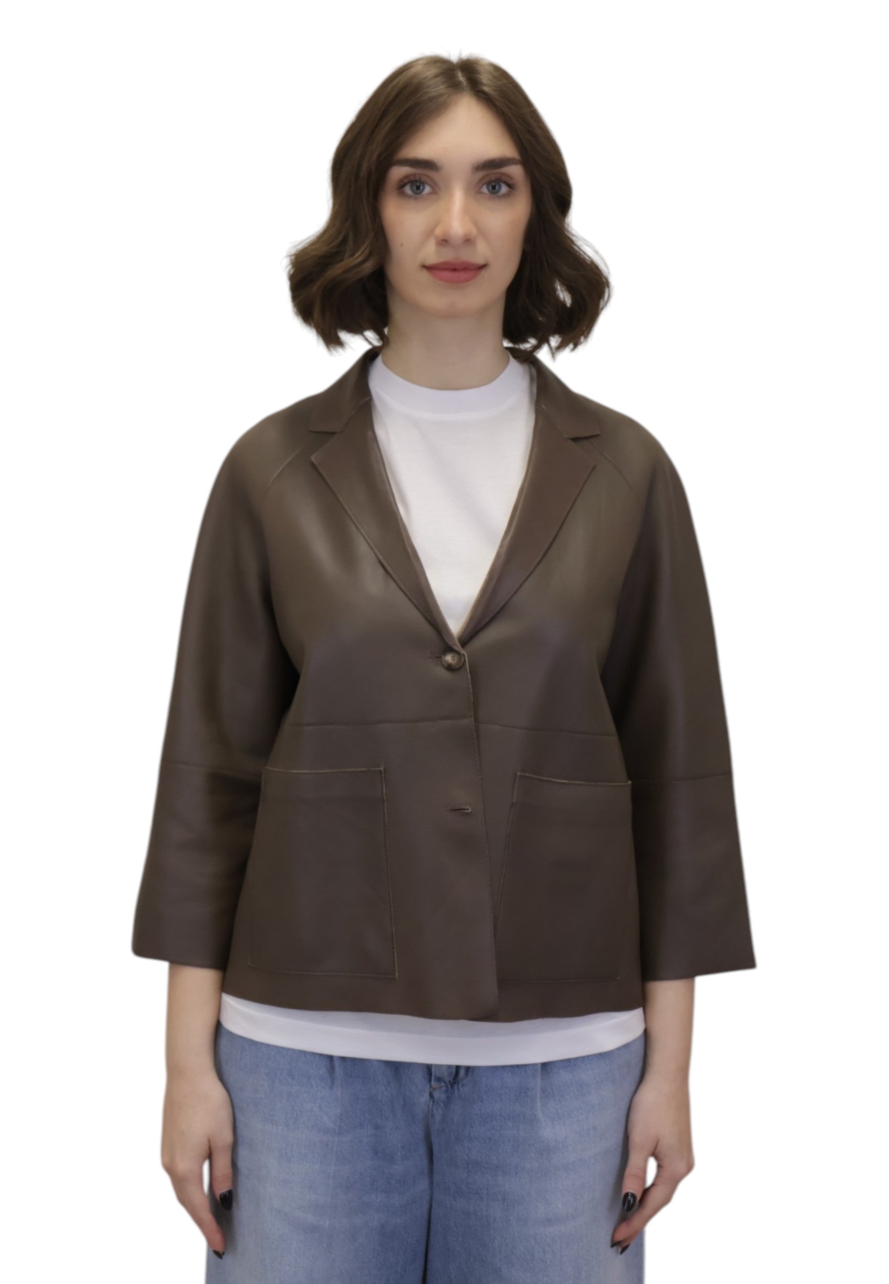 GIACCHE IN PELLE Marrone The Jackie