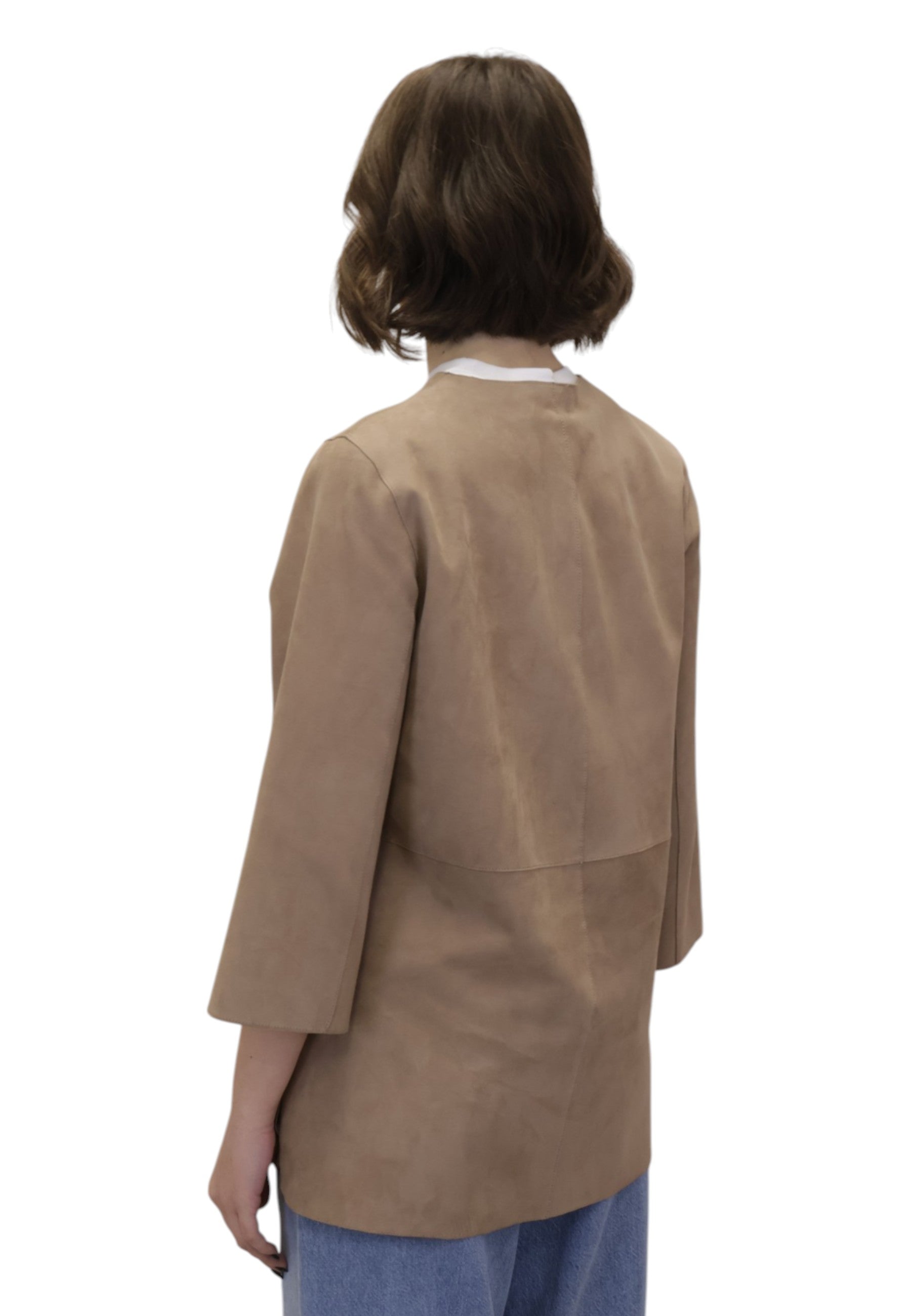 GIACCHE IN PELLE Beige The Jackie