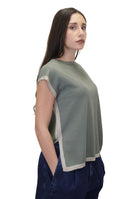 GIROCOLLO MANICA CORTA Verde Gran Sasso