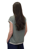 GIROCOLLO MANICA CORTA Verde Gran Sasso