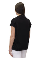 POLO A MANICA CORTA Nero Gran Sasso