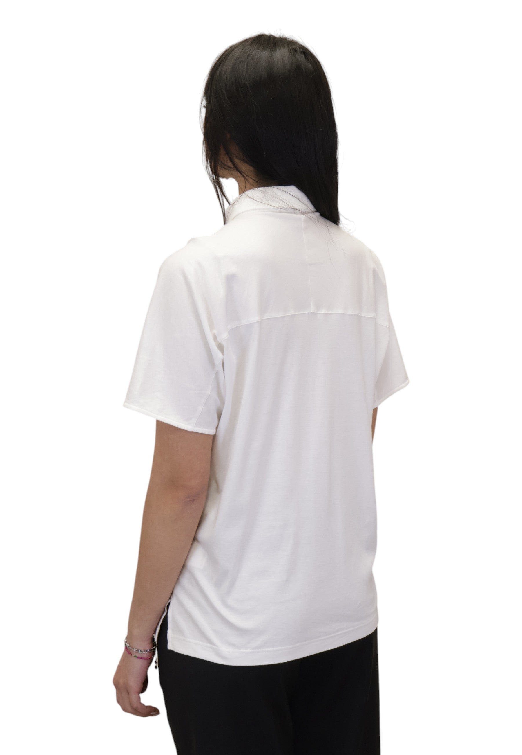 POLO A MANICA CORTA Bianco Gran Sasso