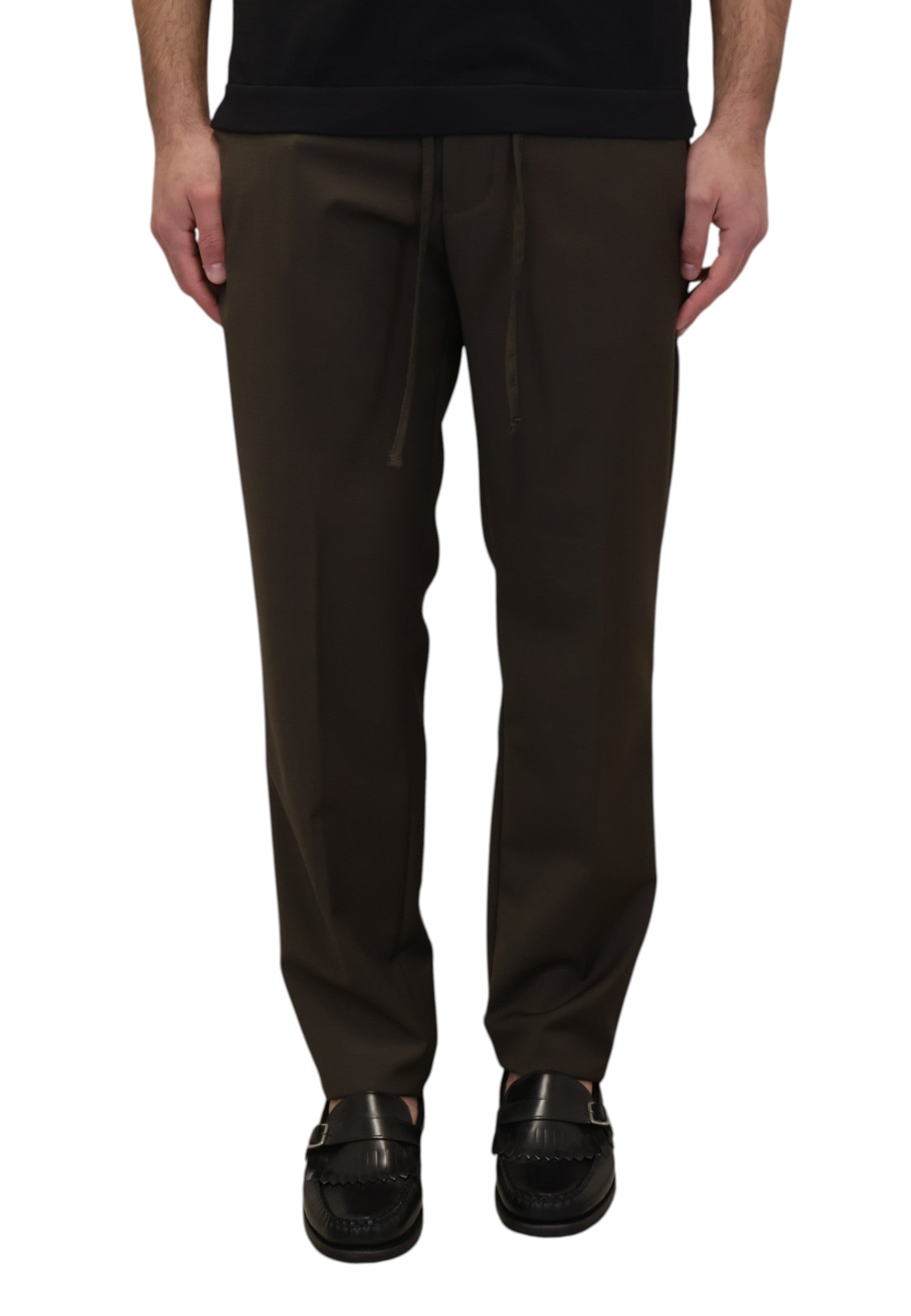 PANTALONI CON COULISSE Marrone Michele Carbone