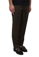 PANTALONI CON COULISSE Marrone Michele Carbone