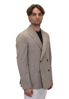 BLAZER DOPPIOPETTO Fango Michele Carbone
