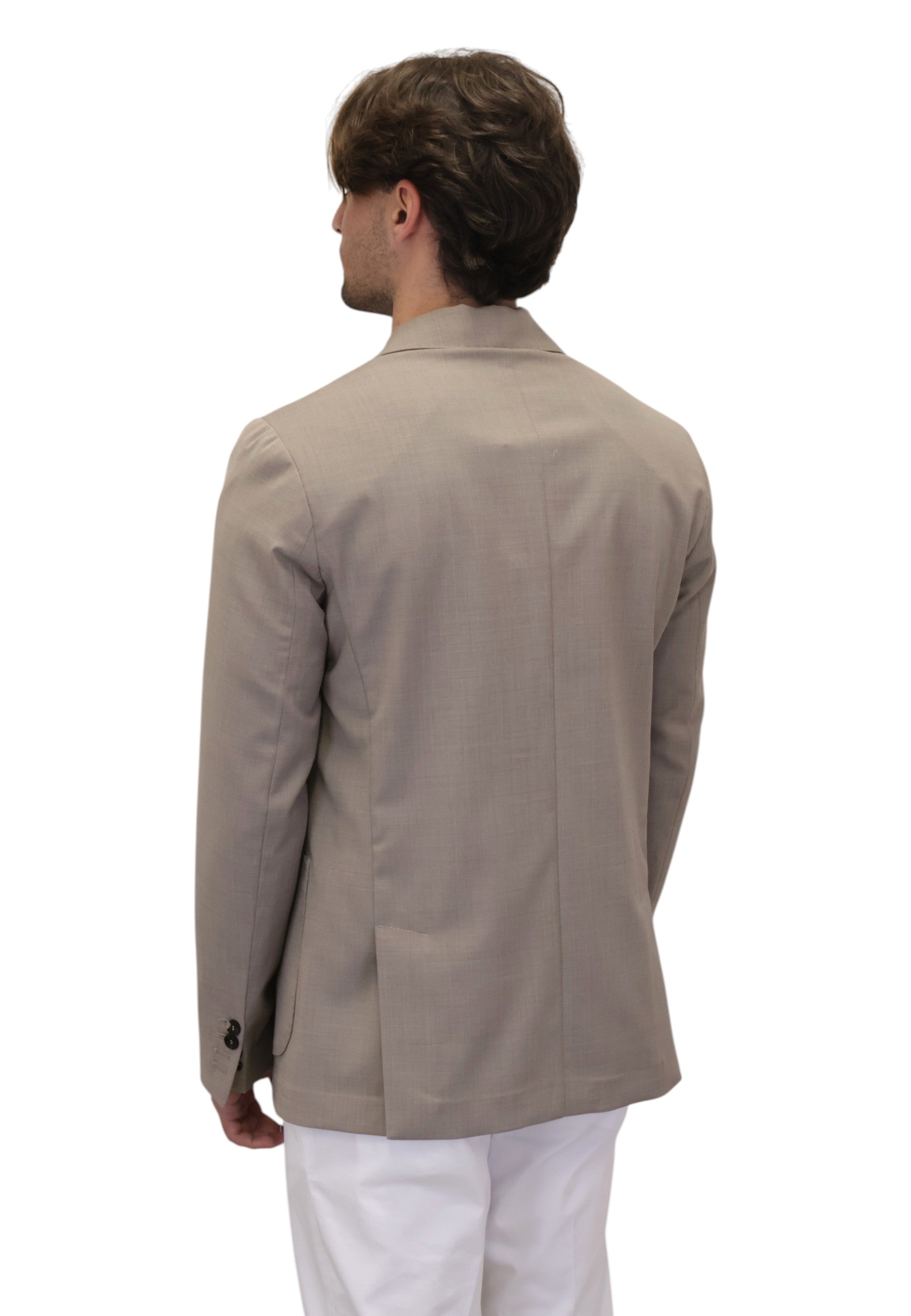 BLAZER DOPPIOPETTO Fango Michele Carbone