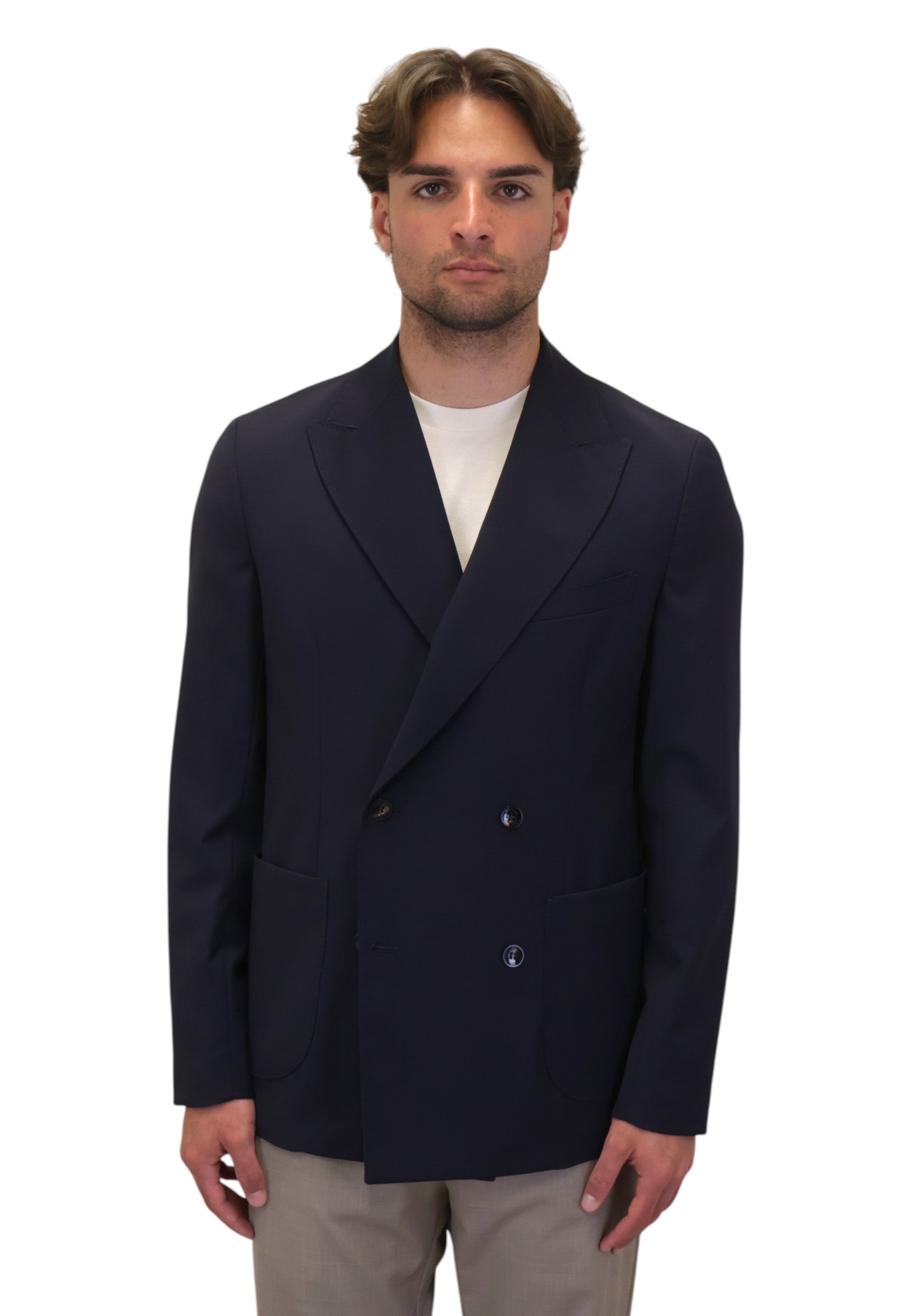 BLAZER DOPPIOPETTO Blu Michele Carbone