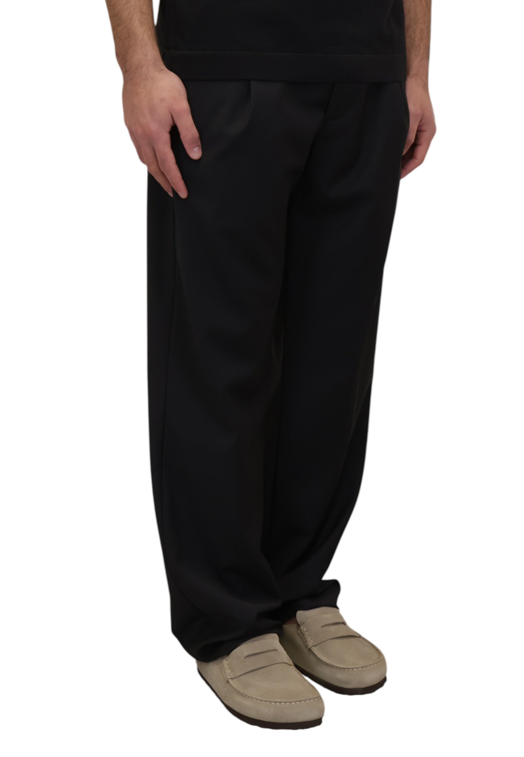 PANTALONI TASCA A FILO Nero Michele Carbone
