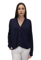 MAGLIE A V Blu Solotre