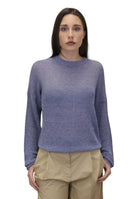 GIROCOLLO MANICA LUNGA Blu Solotre