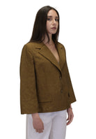 BLAZER MONOPETTO Marrone Solotre