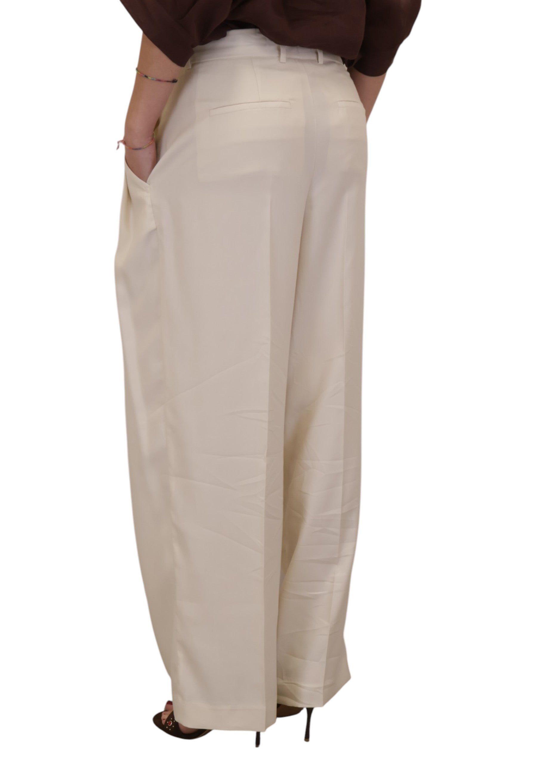 PANTALONI Bianco Solotre