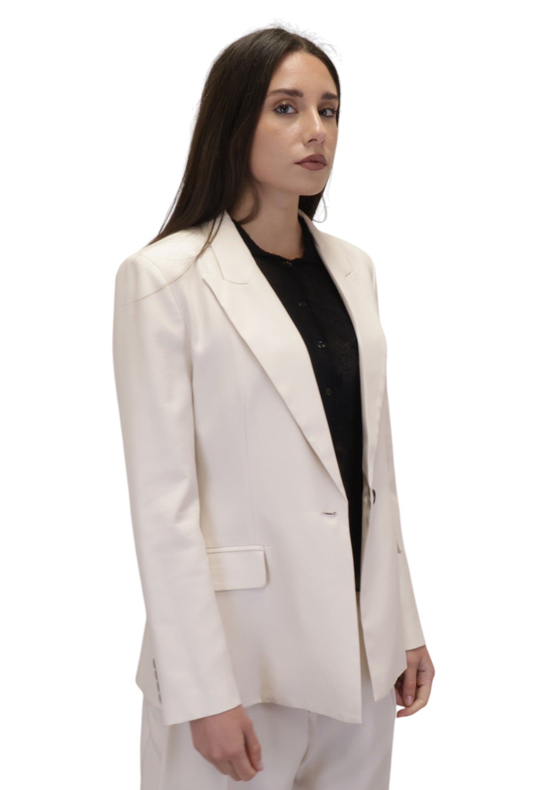 BLAZER MONOPETTO Bianco Solotre