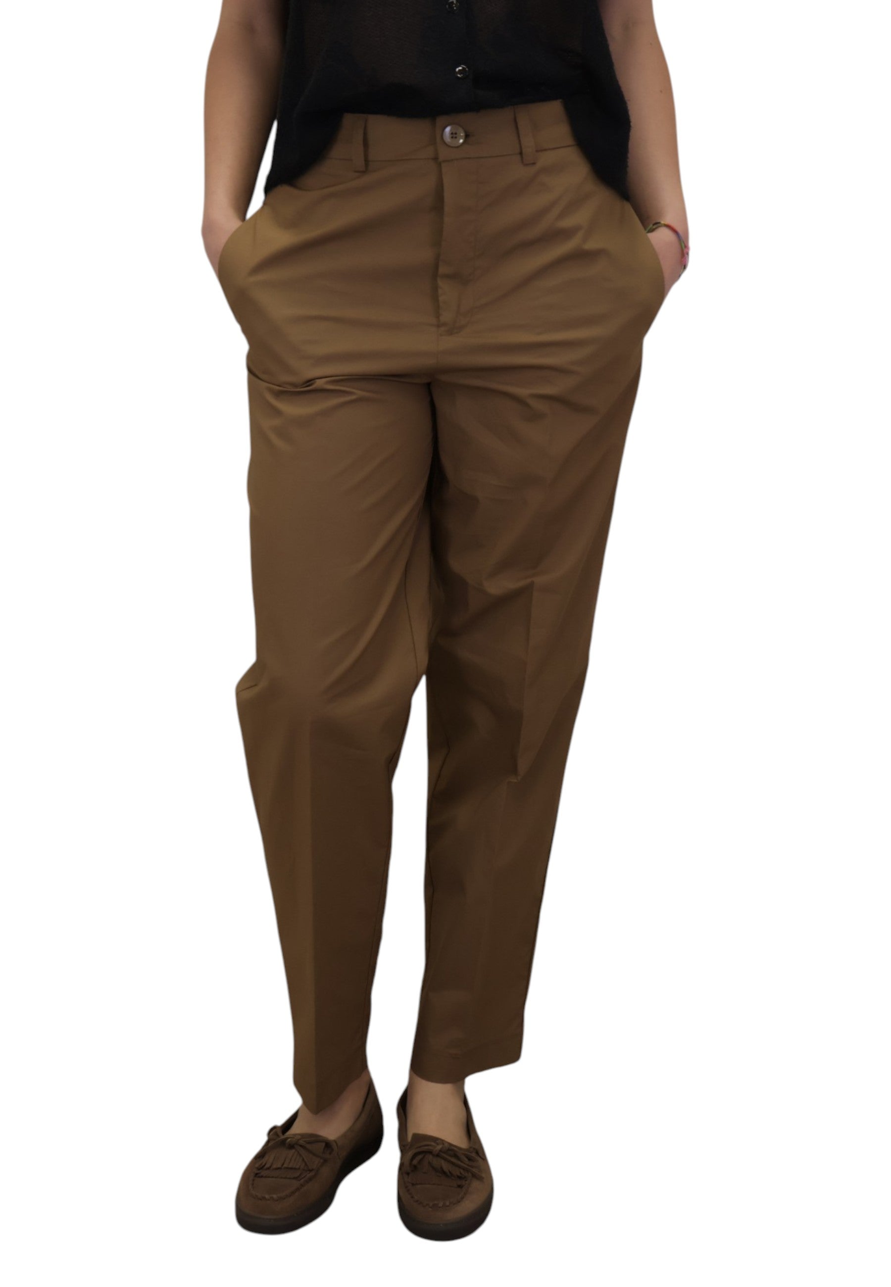 PANTALONI Marrone Solotre