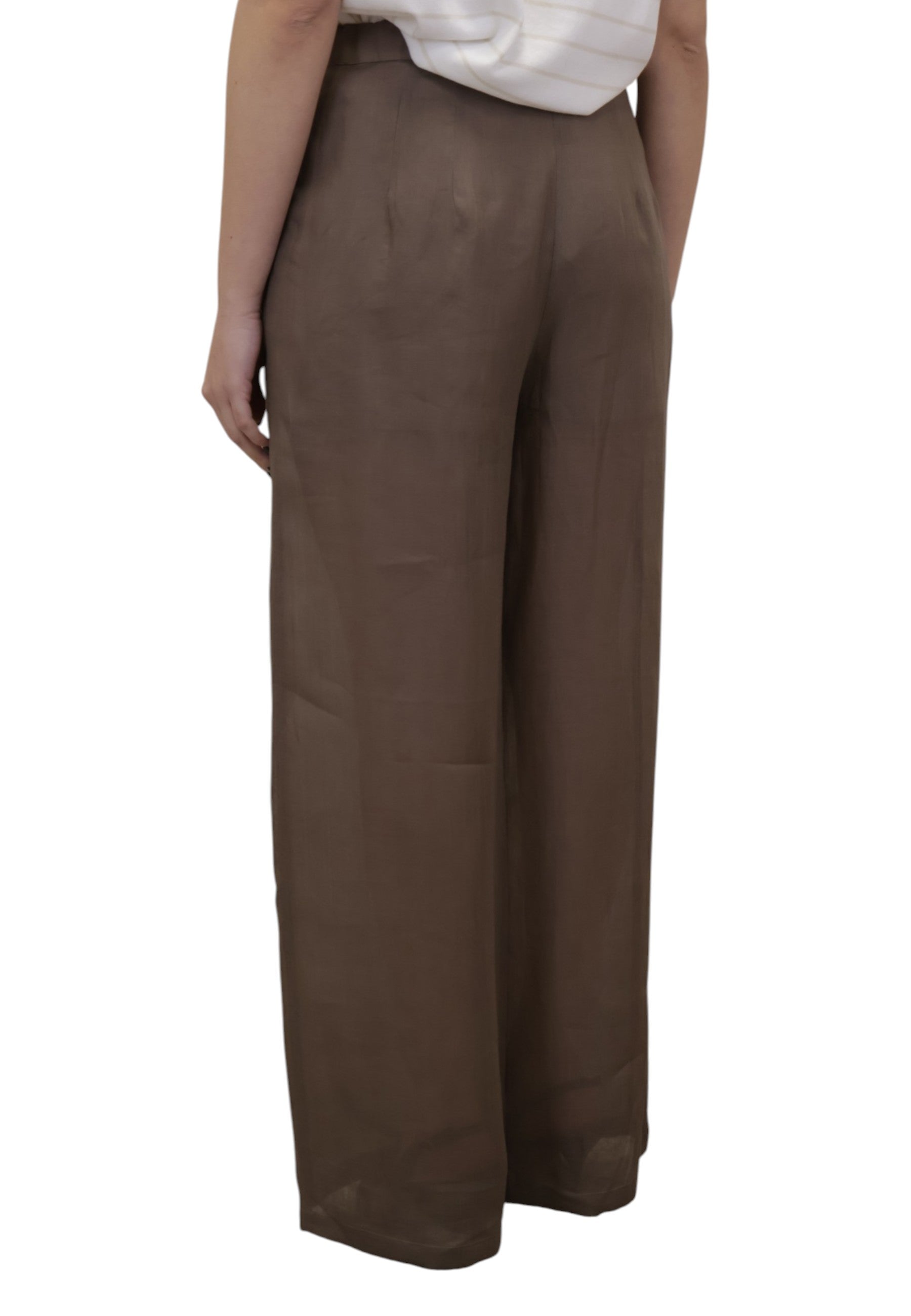 PANTALONI TASCA A FILO Marrone Barba Napoli