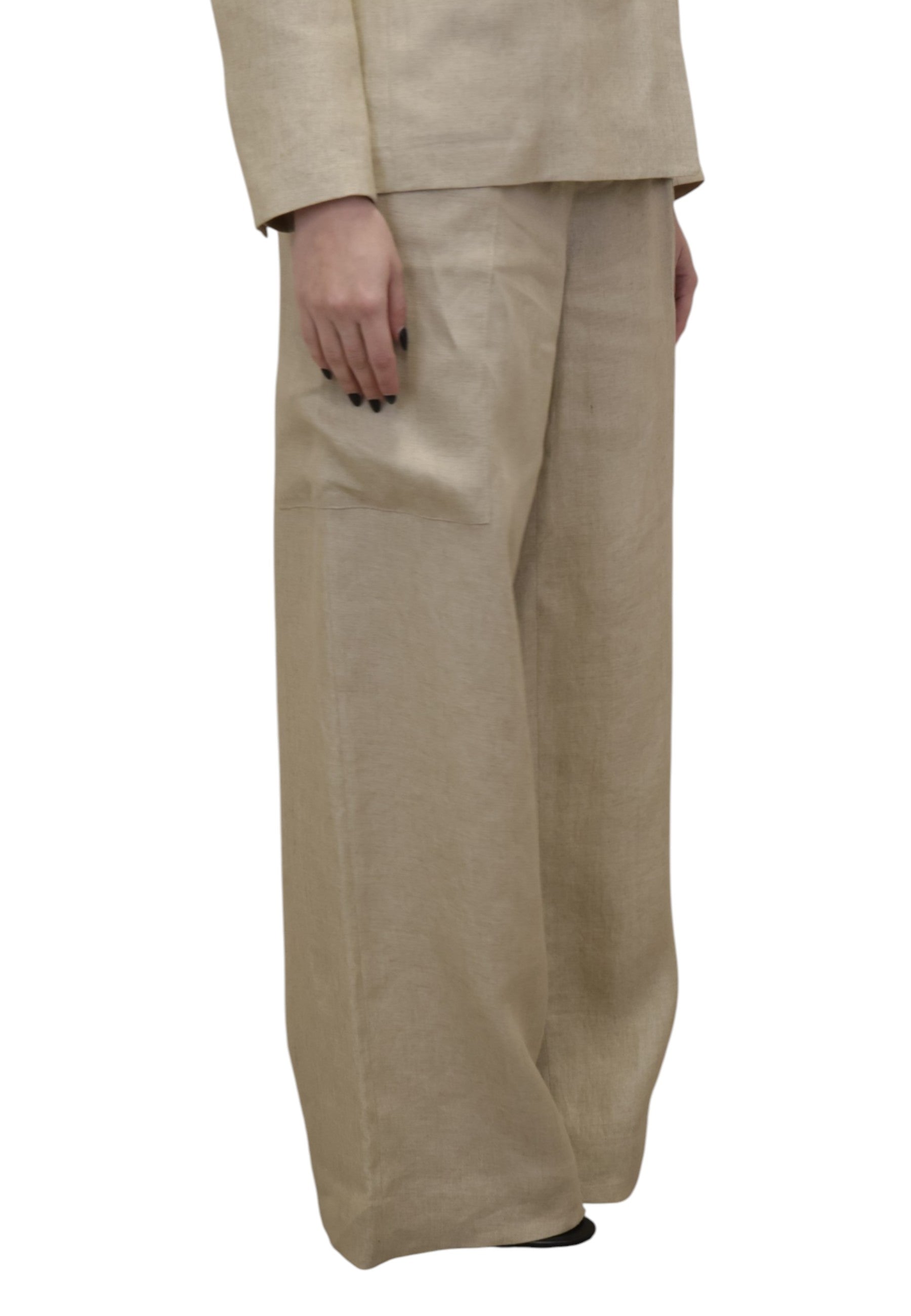 PANTALONI TASCA A FILO Beige Barba Napoli