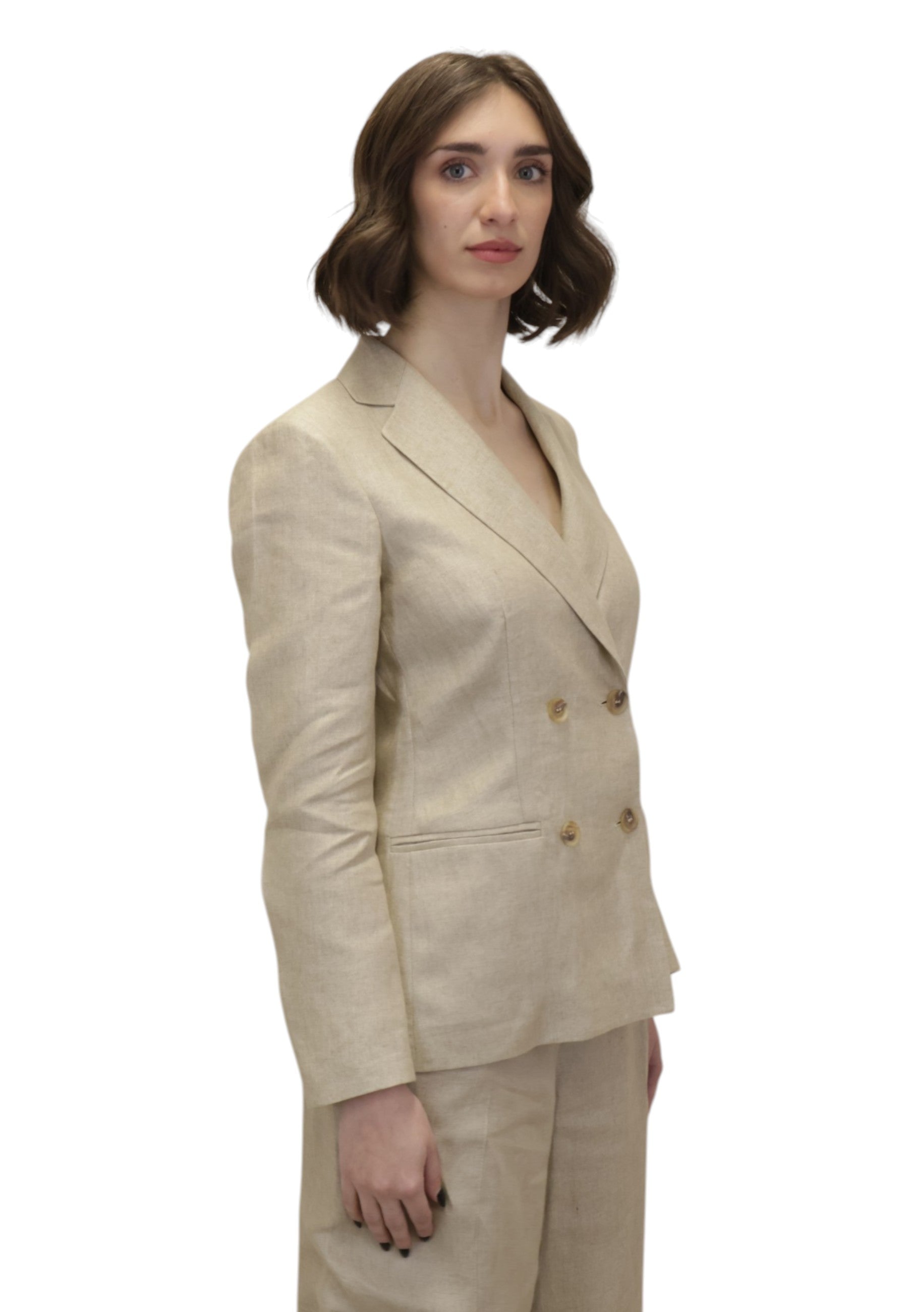 BLAZER DOPPIOPETTO Beige Barba Napoli