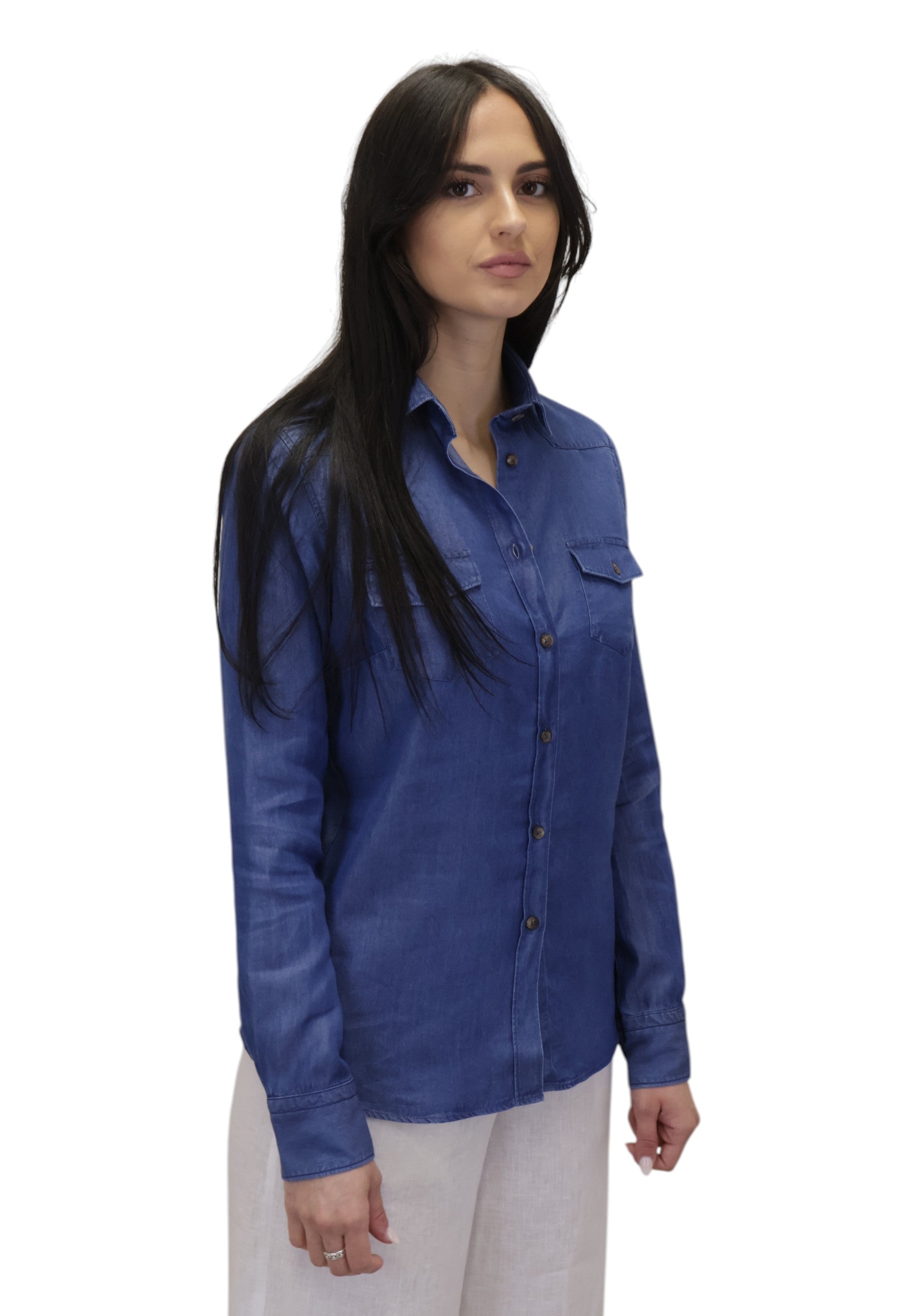 CAMICIE MANICA LUNGA Blu Brio