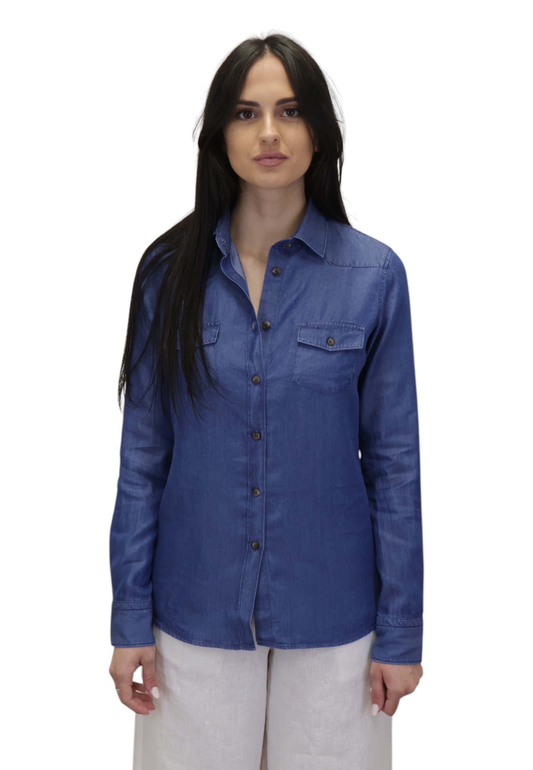 CAMICIE MANICA LUNGA Blu Brio
