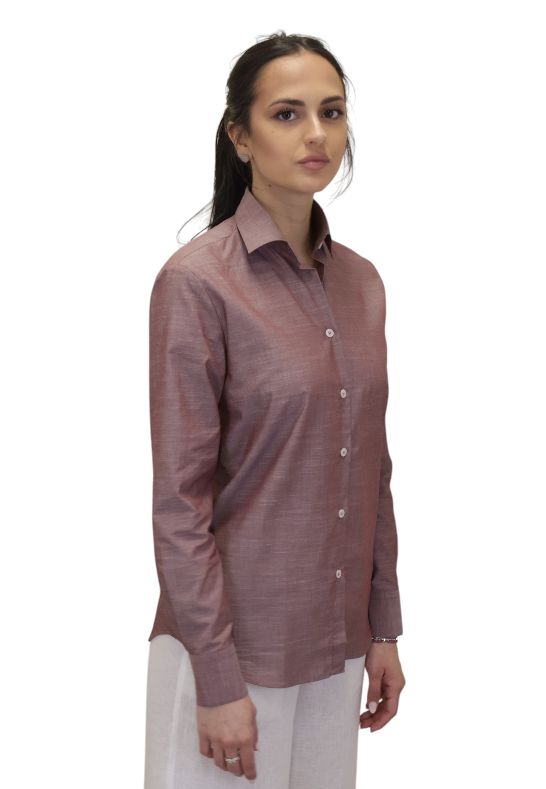 CAMICIE MANICA LUNGA Marrone Brio