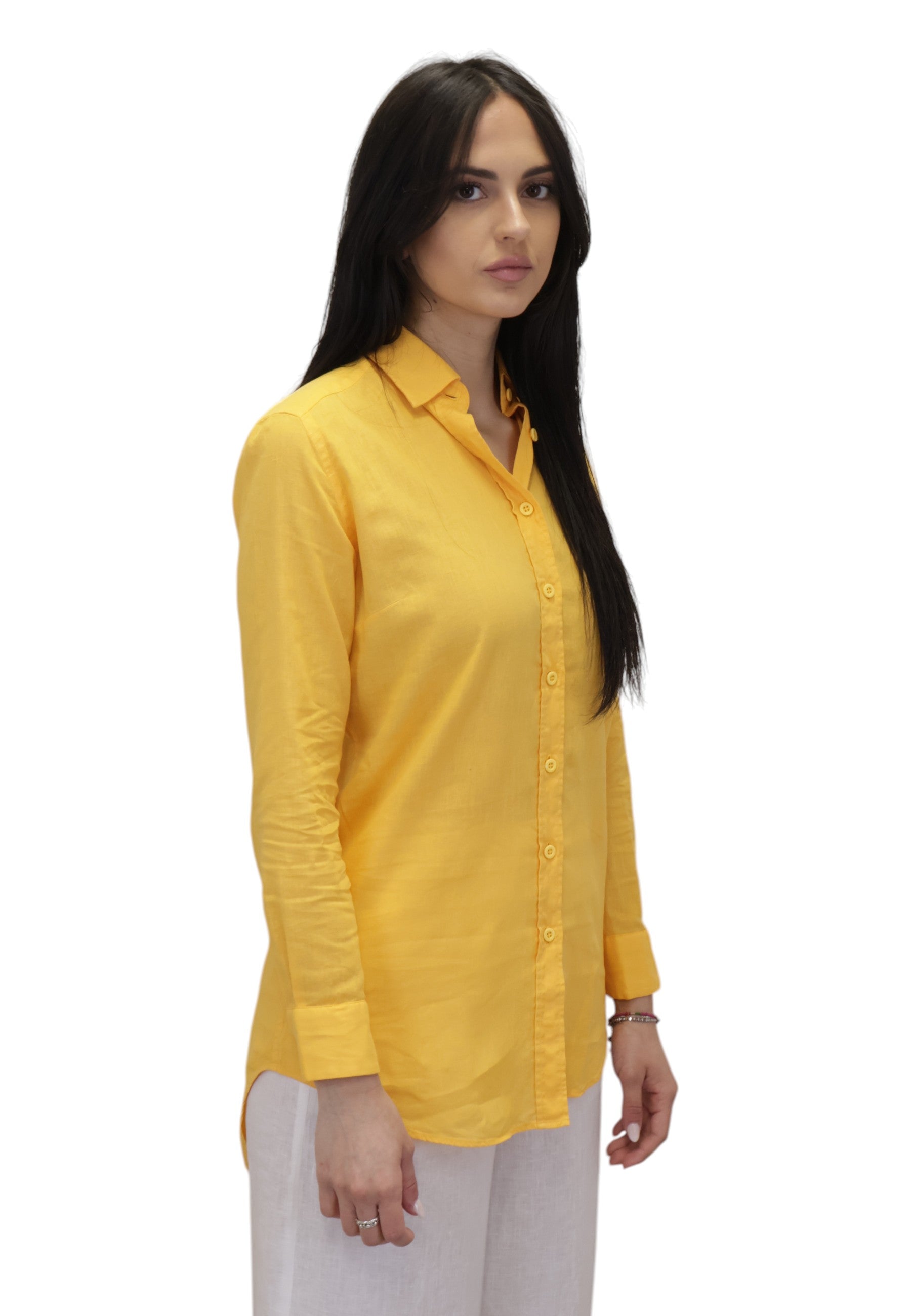 CAMICIE MANICA LUNGA Giallo Brio