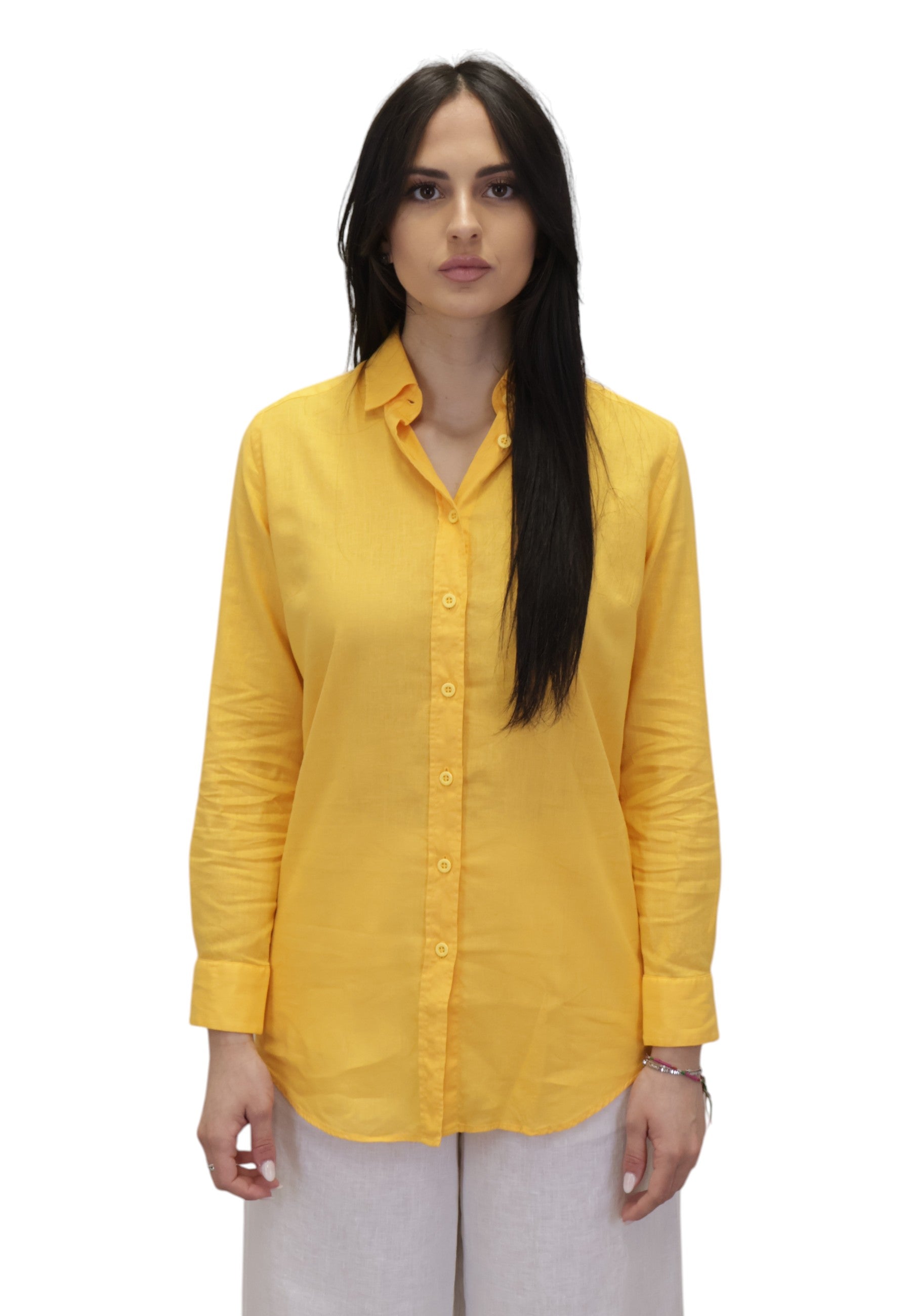 CAMICIE MANICA LUNGA Giallo Brio