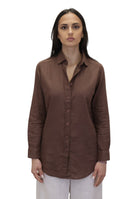 CAMICIE MANICA LUNGA Marrone Brio