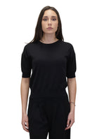 GIROCOLLO MANICA CORTA Nero Hekla & Co