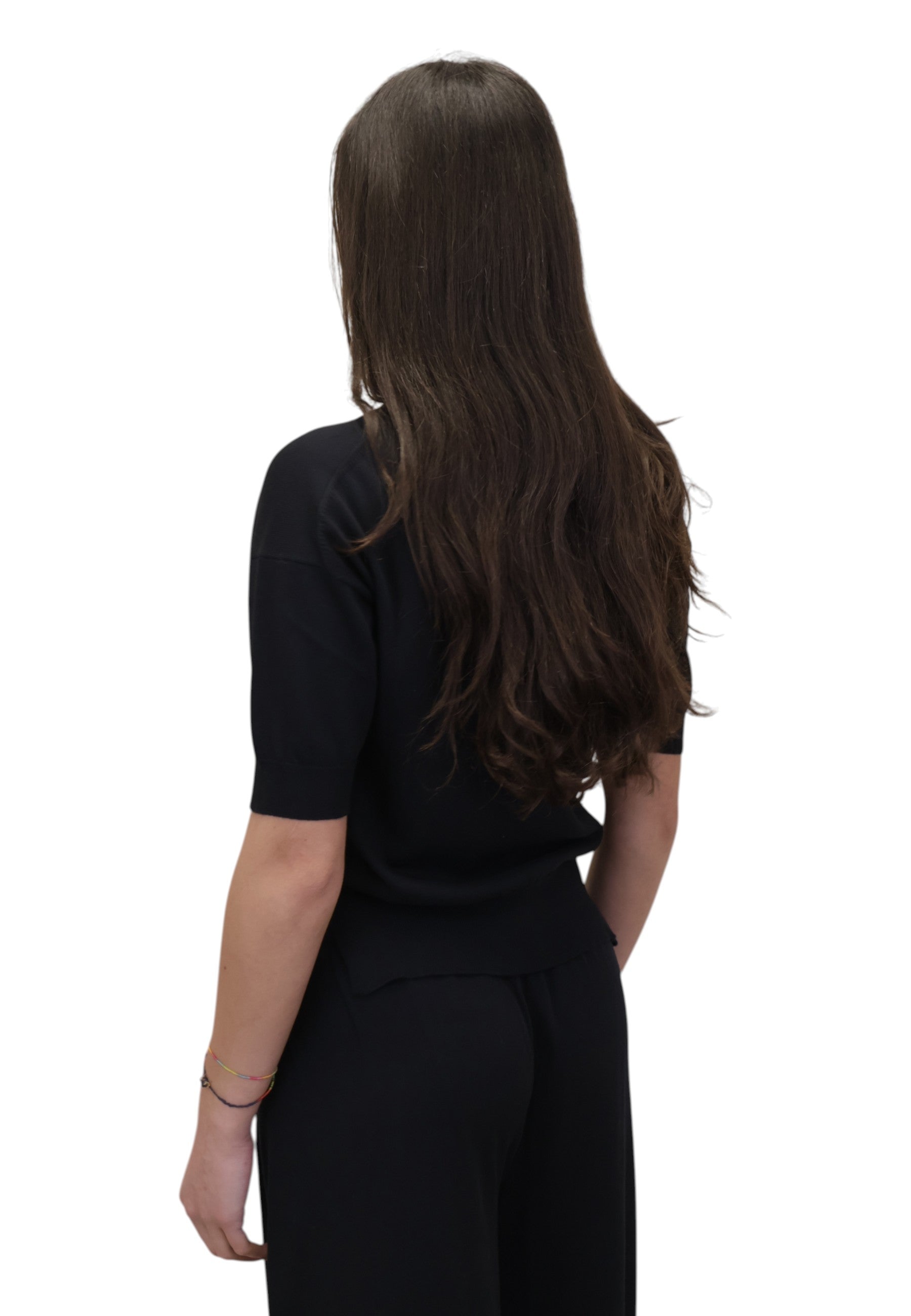 GIROCOLLO MANICA CORTA Nero Hekla & Co