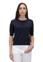 GIROCOLLO MANICA CORTA Blu Hekla & Co