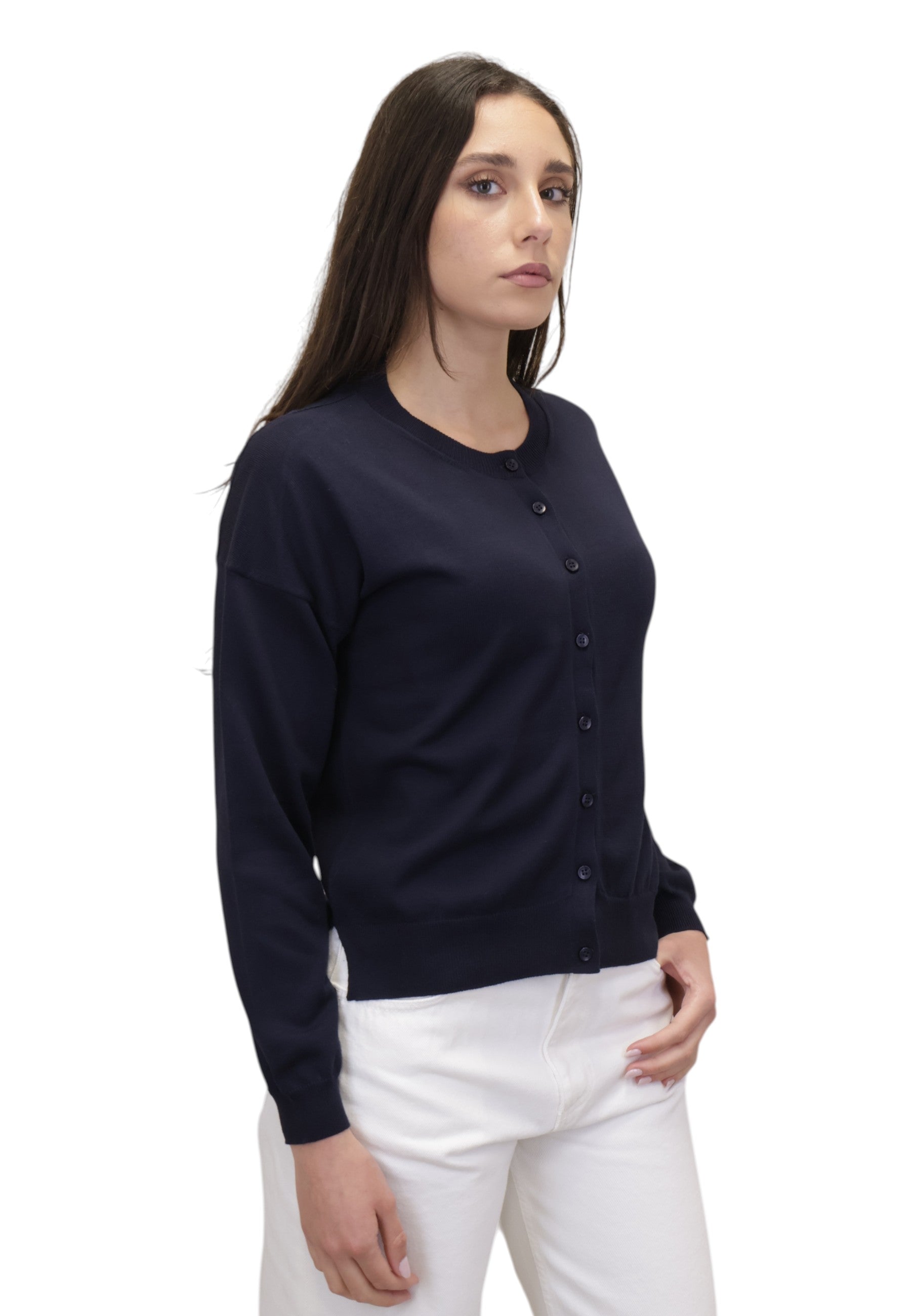 GIROCOLLO MANICA LUNGA Blu Hekla & Co