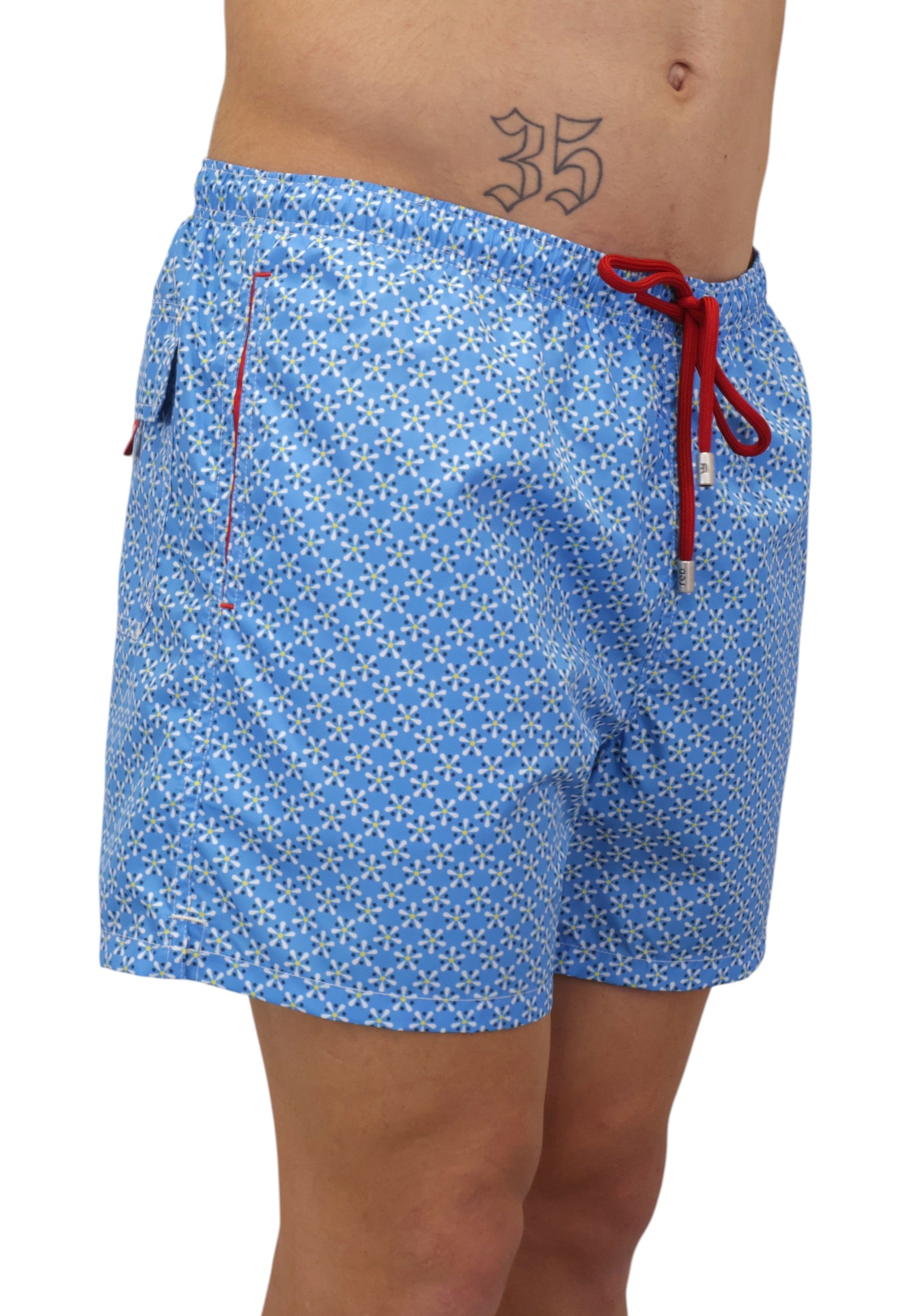 BOXER MARE Azzurro Red Sox Appeal