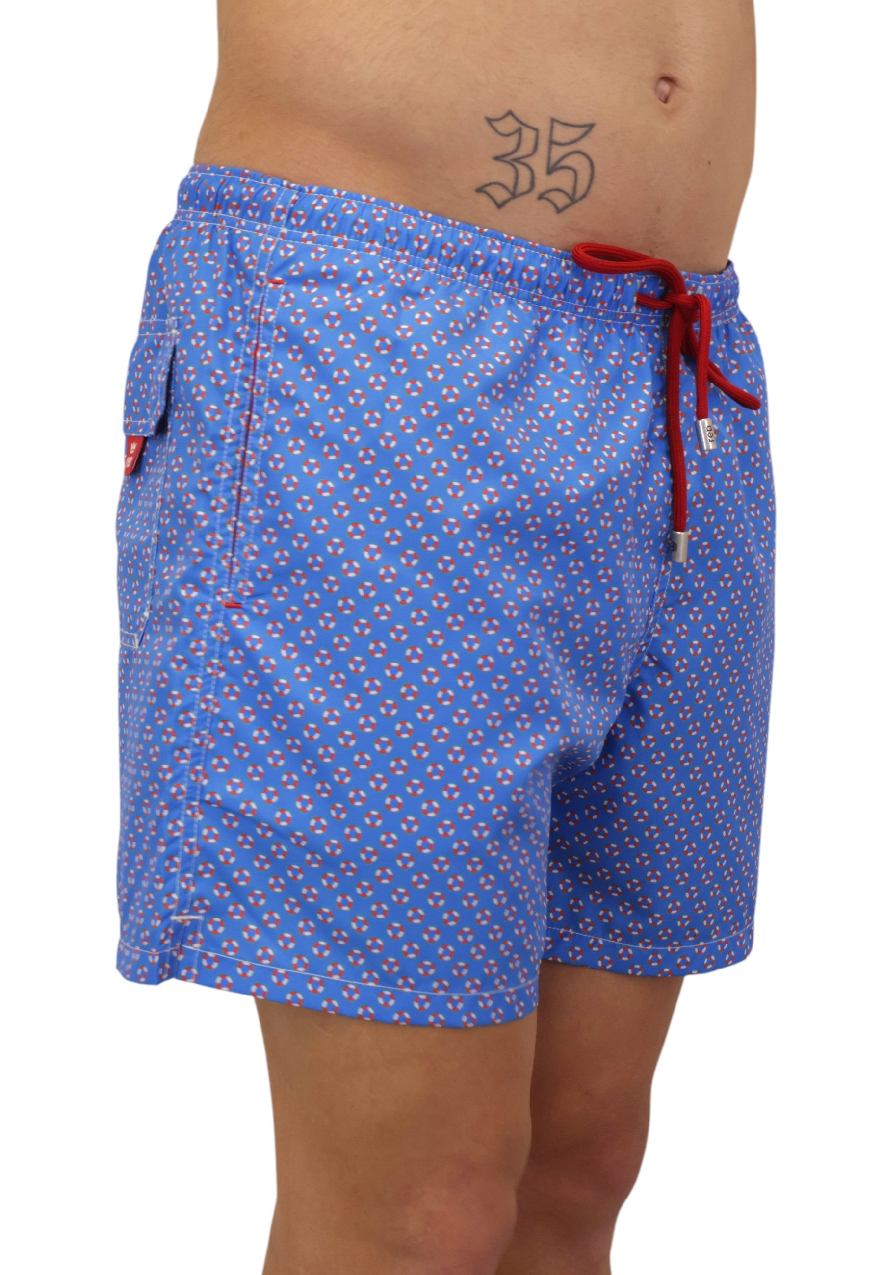 BOXER MARE Azzurro Red Sox Appeal