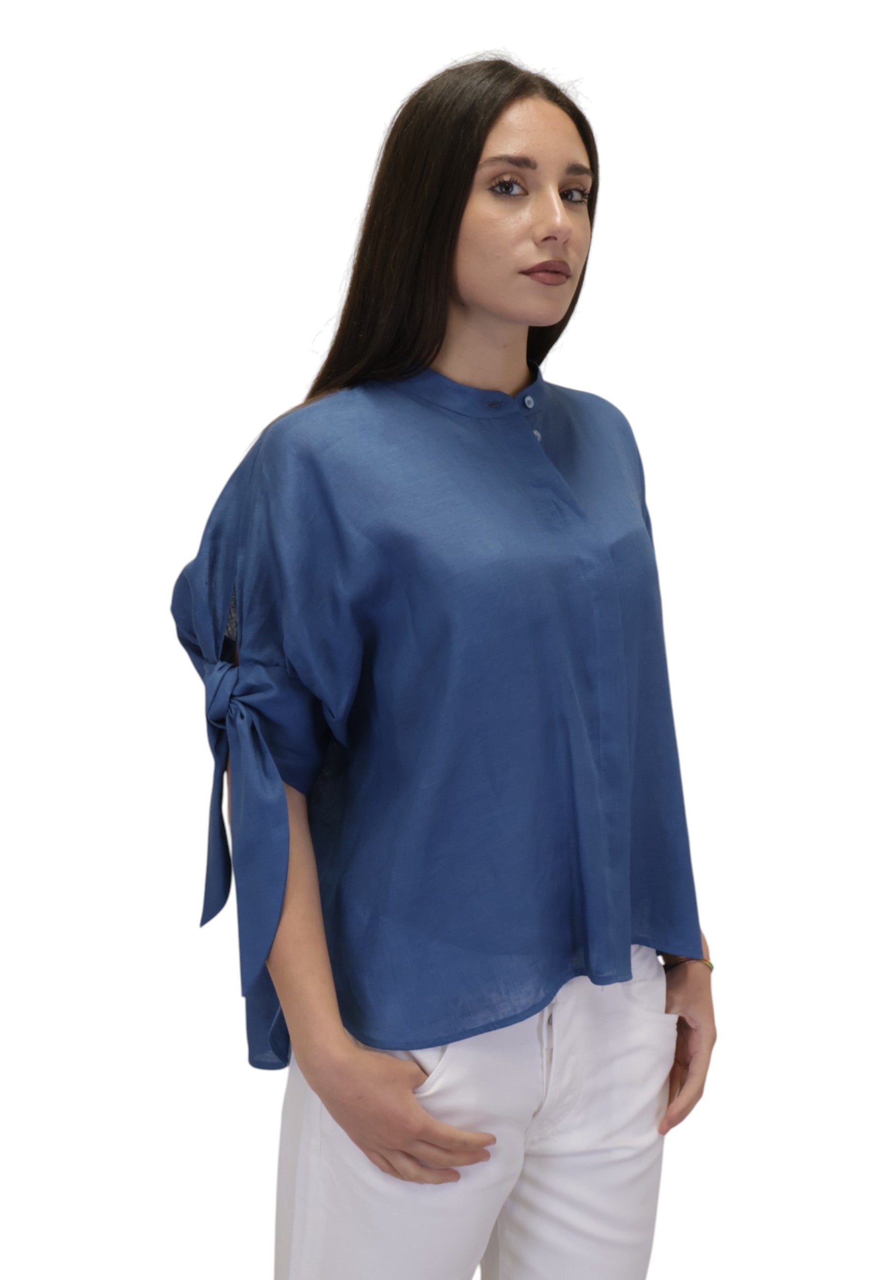 CAMICIE MANICA CORTA Blu Meimei J