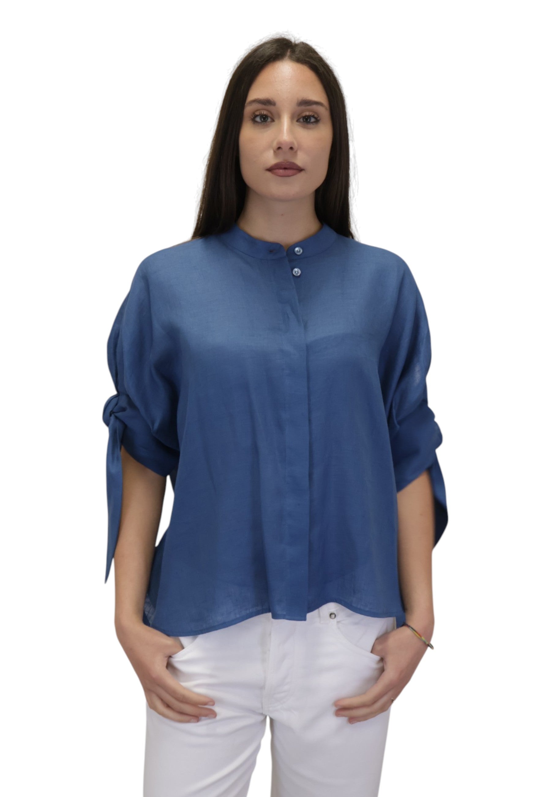 CAMICIE MANICA CORTA Blu Meimei J