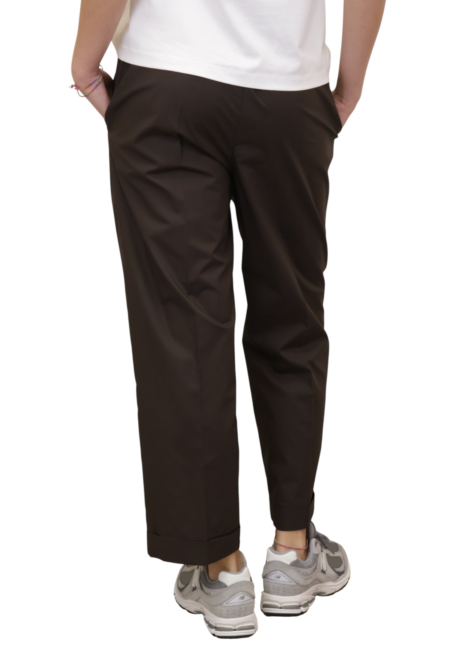 PANTALONI Marrone Meimei J