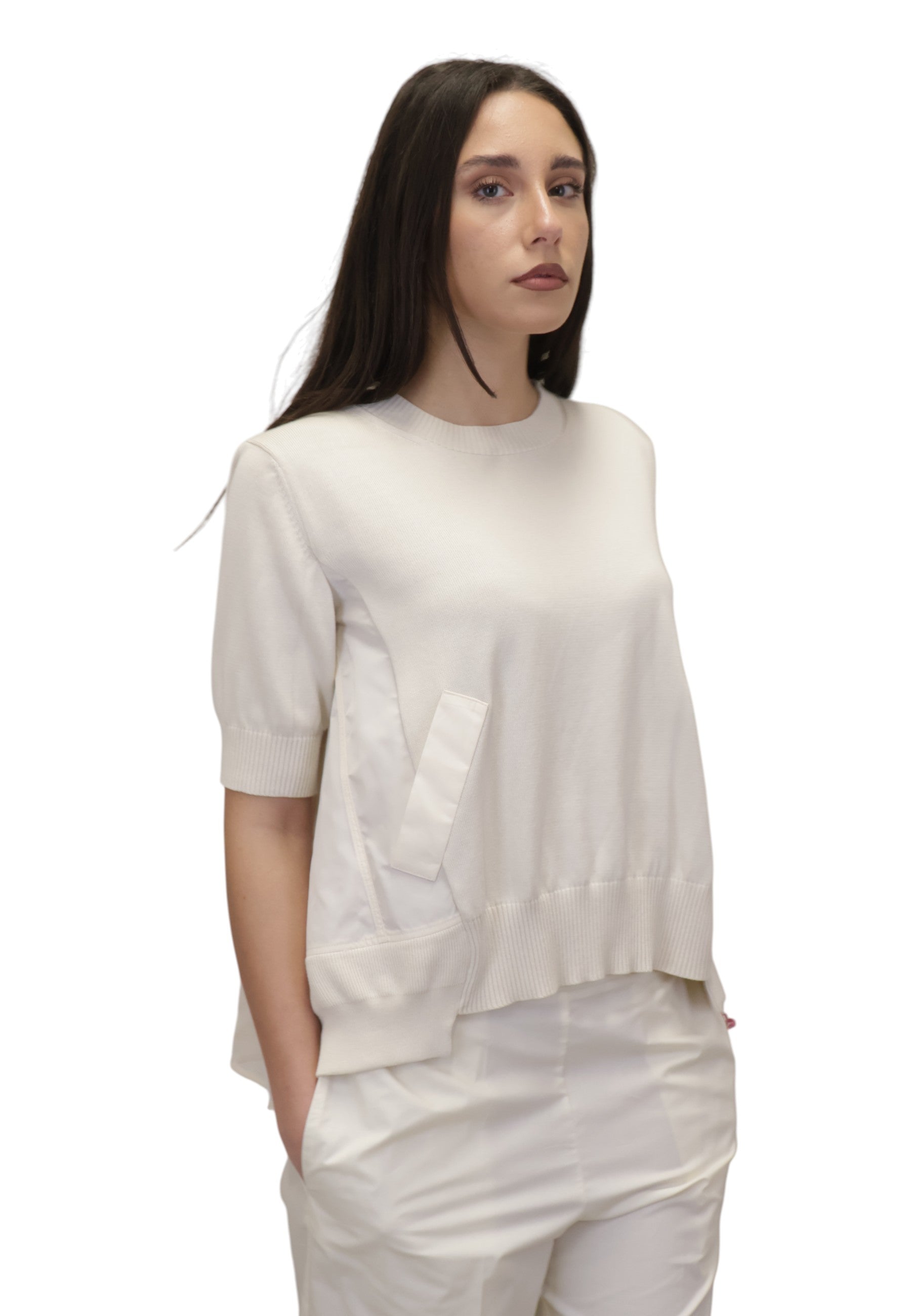 MAGLIE A GIROCOLLO Panna Meimei J