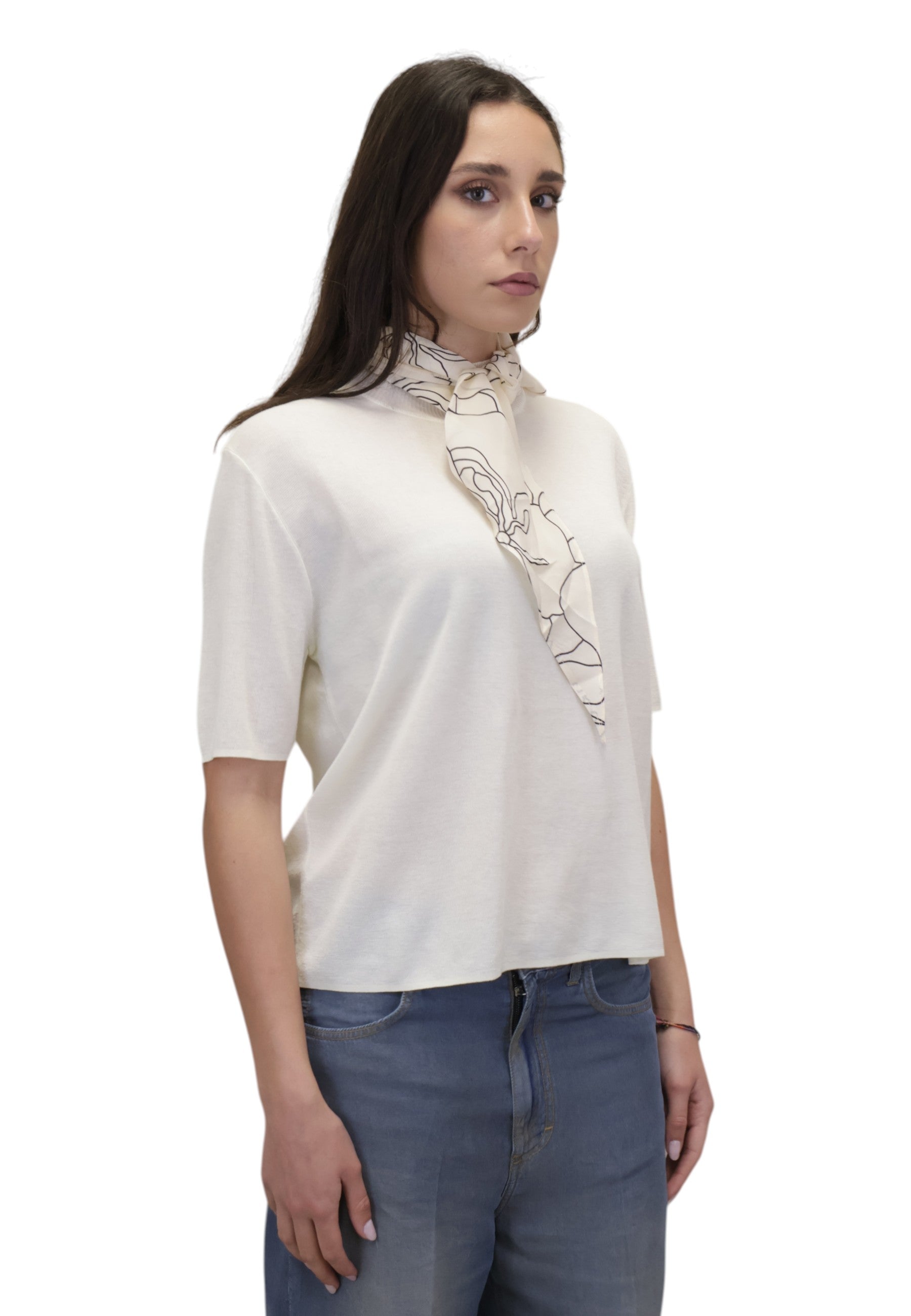 MAGLIE A LUPETTO Panna Meimei J