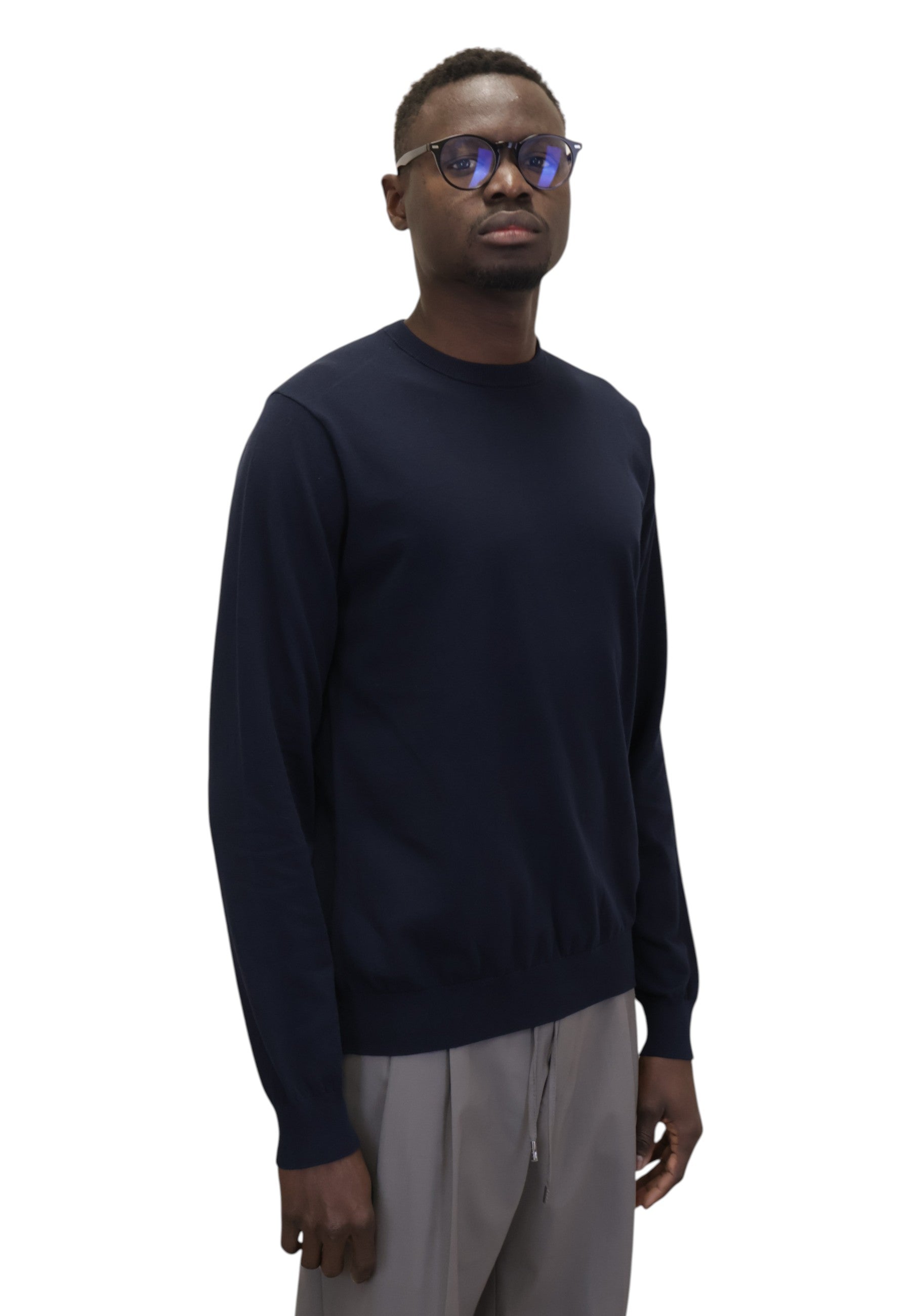 GIROCOLLO MANICA LUNGA Blu Jean Paul