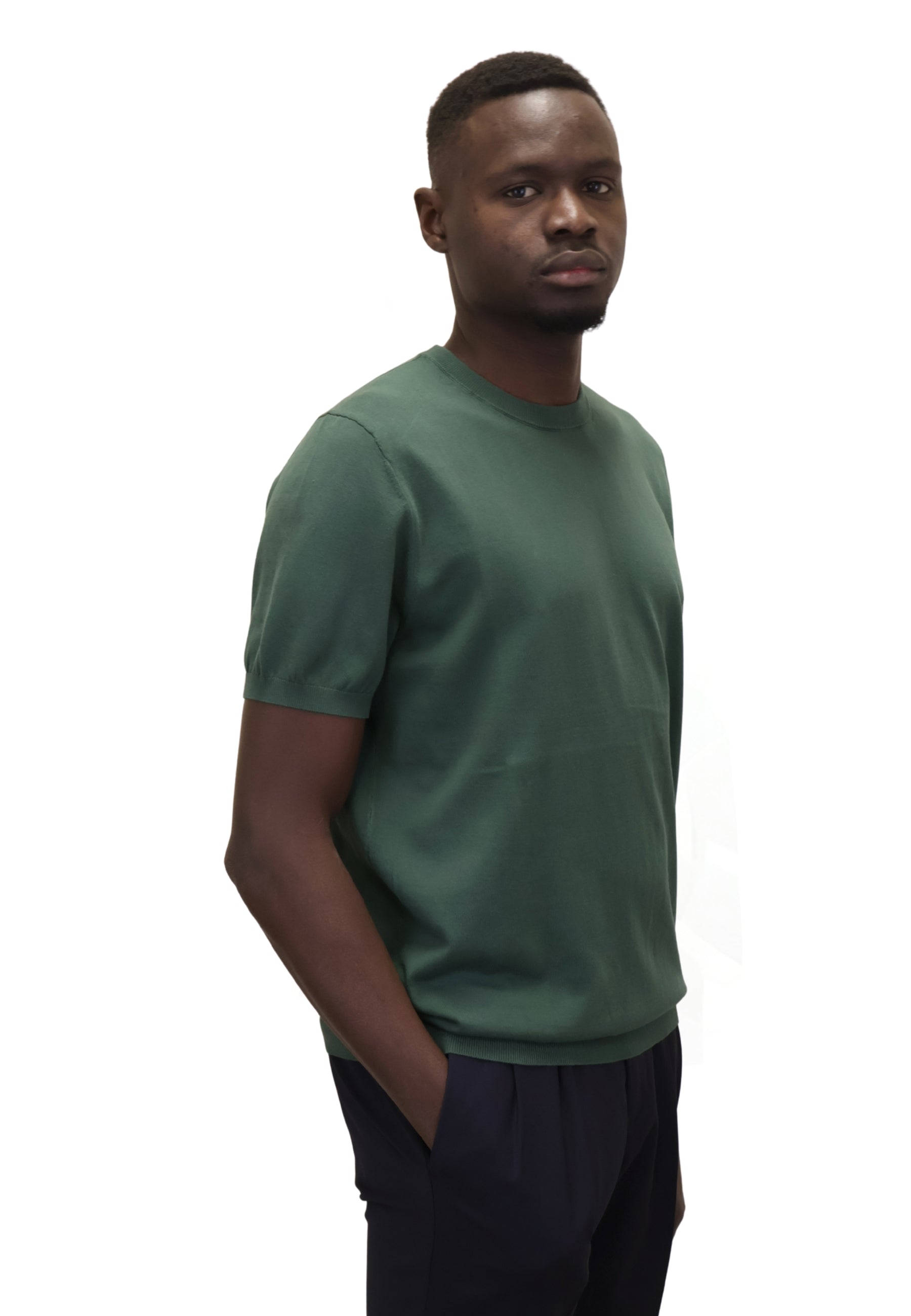 GIROCOLLO MANICA CORTA Verde Jean Paul